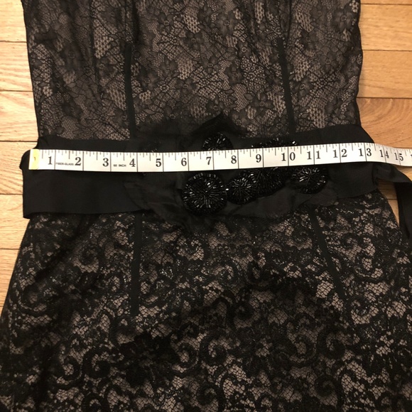 Vera Wang Lavender Label Black Lace Dress - Picture 6 of 7